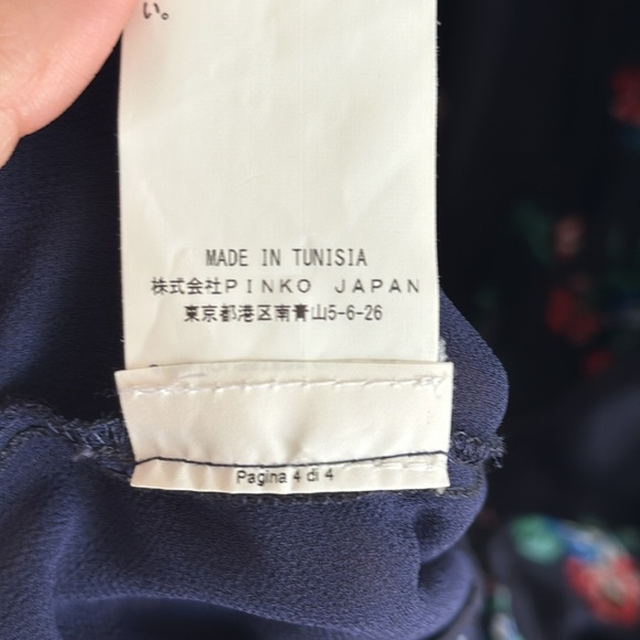 Pinko Maxi Dress Flarred Sleeves Size 4 - Picture 7 of 11